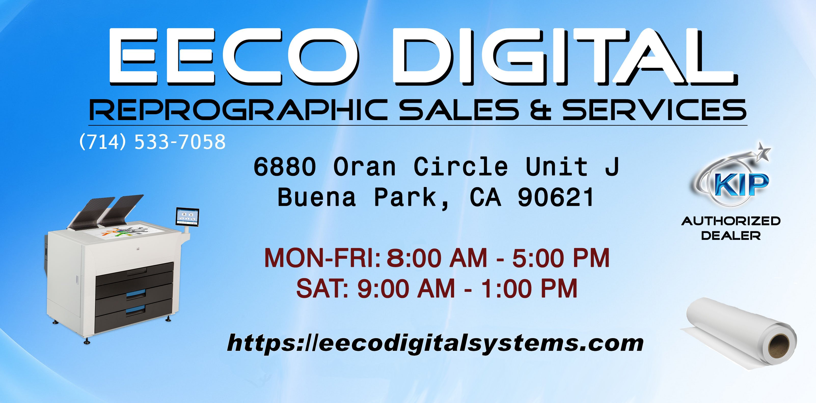 EECO DIGITAL, Printing, Print Shop, Print Shop Near Me, Large Format, Color, Black and white